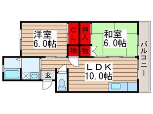 小松コーポⅡの物件間取画像